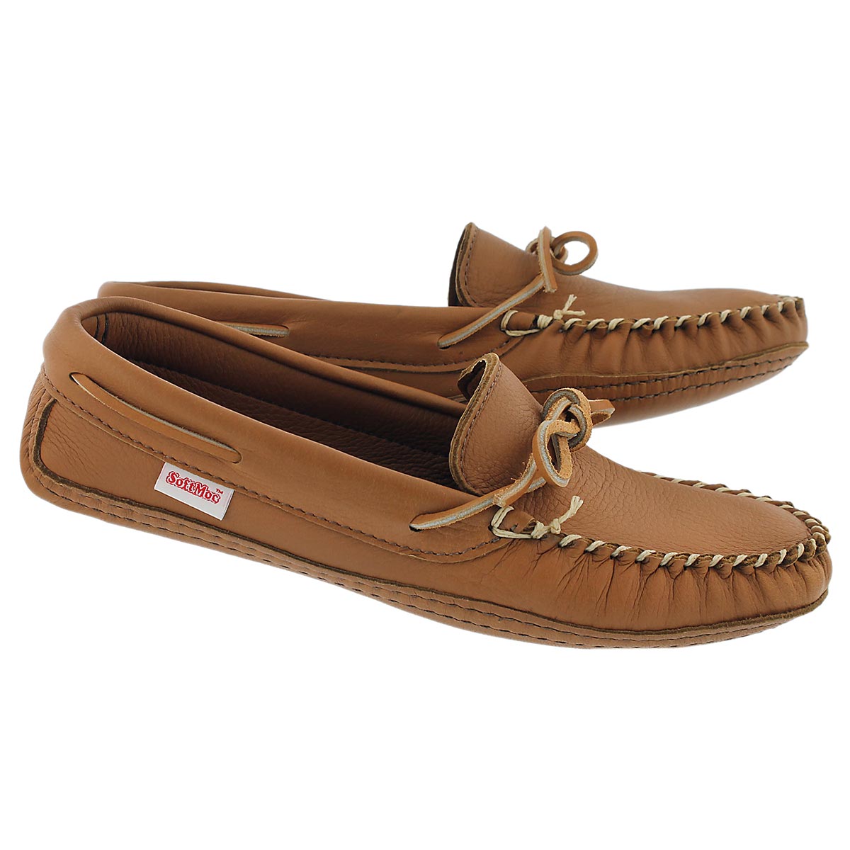 mens high top leather moccasins
